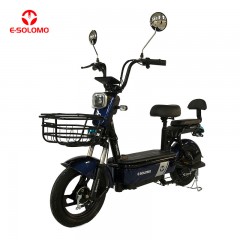 Bicicleta Eléctrica adulto E-solomo EB17S 14 Pulgadas 48V20AH Motor 350W Electronica y Manual E-bike