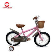 E-solomo TC-01 Bicicleta infantil de moda estilo británico de 16 pulgadas